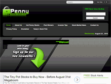 Tablet Screenshot of pennystocklocks.com